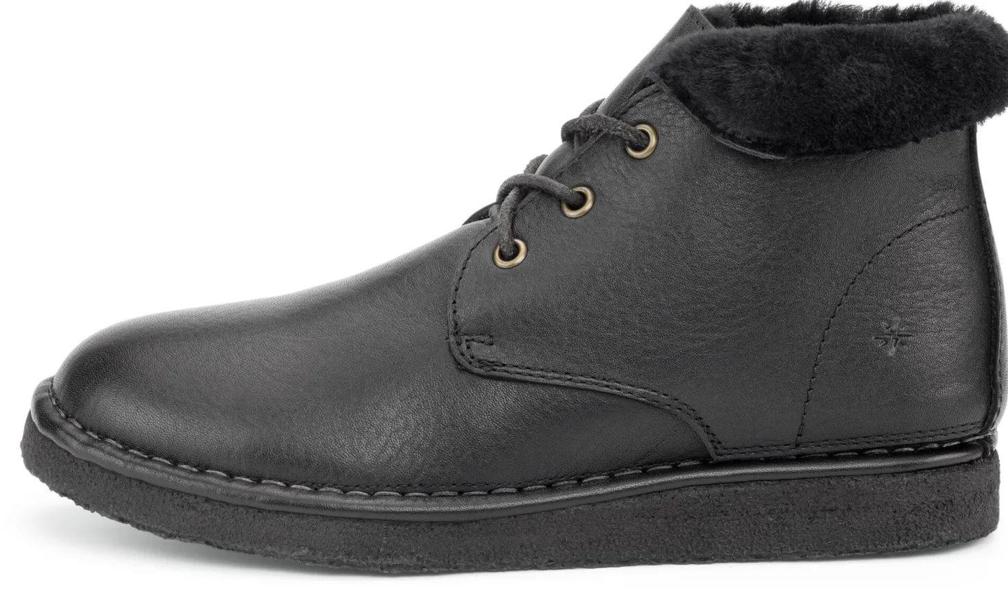 Damen-Lederboot gefüttert