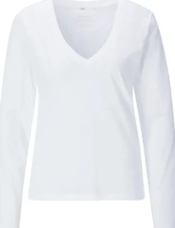 Damen-Longsleeve V-Ausschnitt