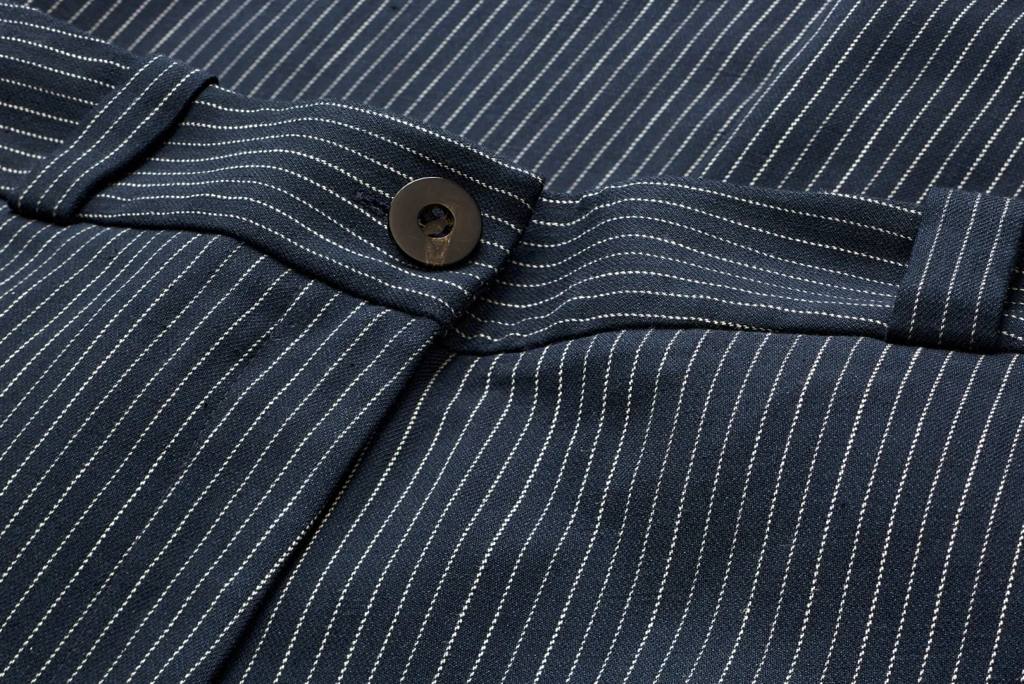 Damen-Marlenehose Nadelstreifen