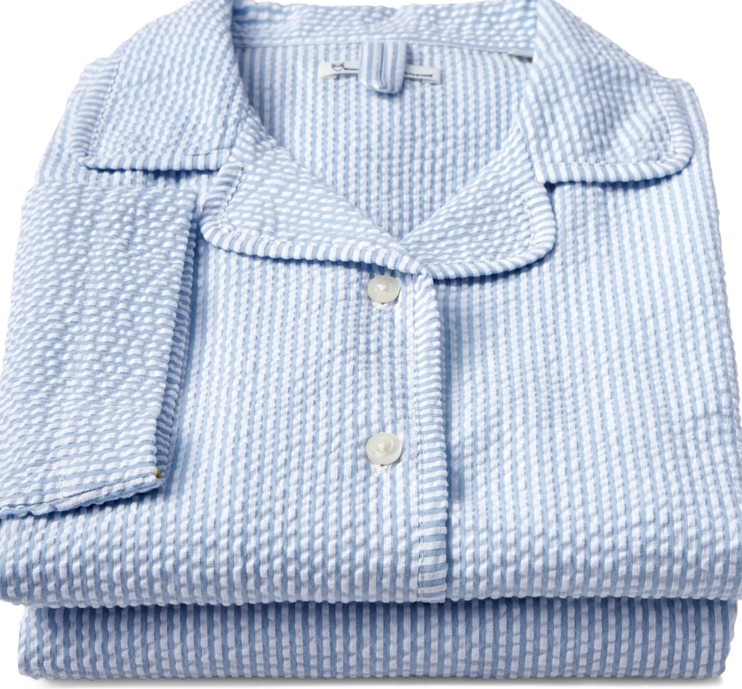Damen-Pyjamashirt Seersucker