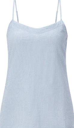 Damen-Pyjamatop Seersucker