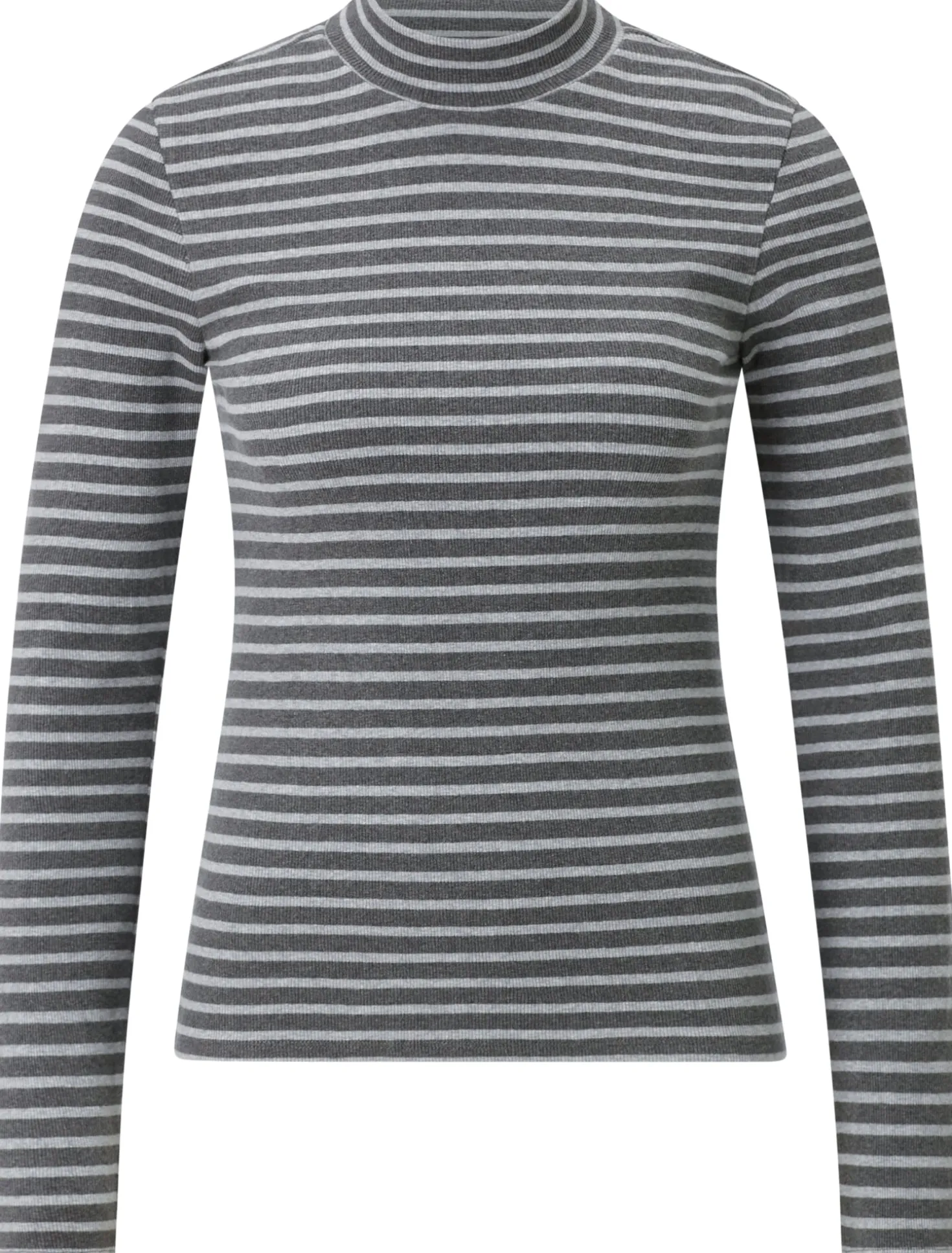Damen-Rippenshirt gestreift