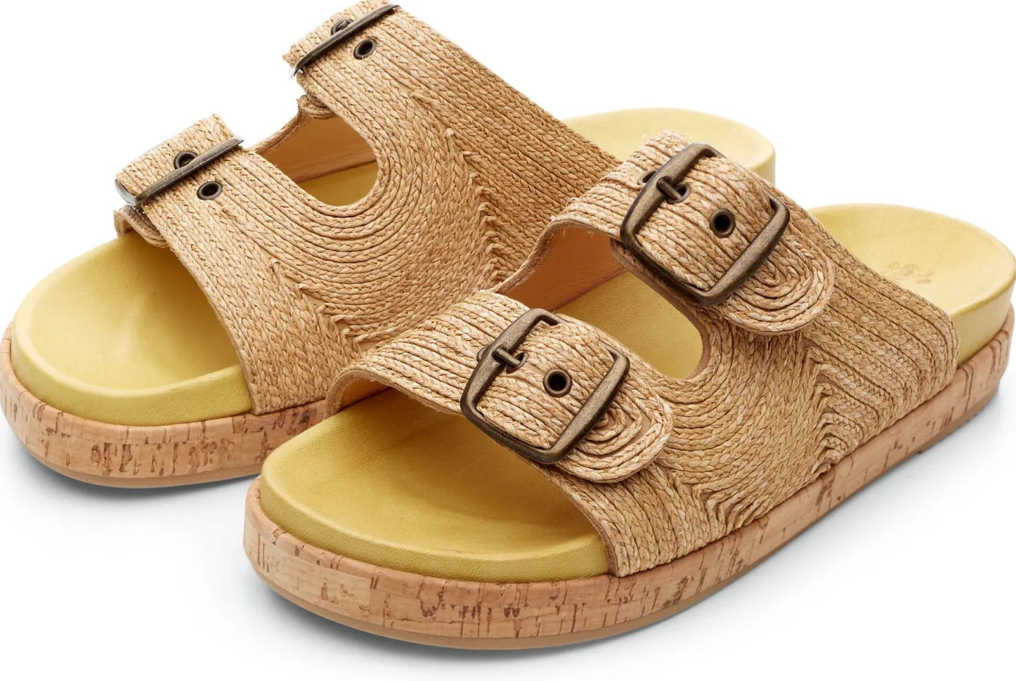 Damensandale Raffia