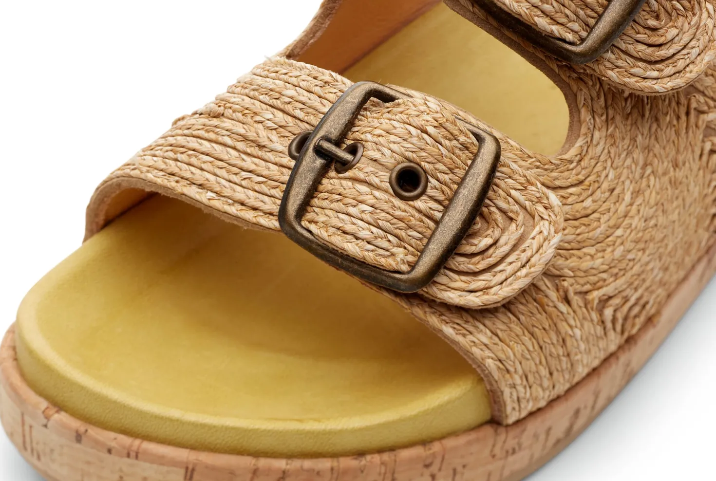 Damensandale Raffia