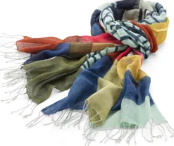 Damenschal gemustert, Multicolor