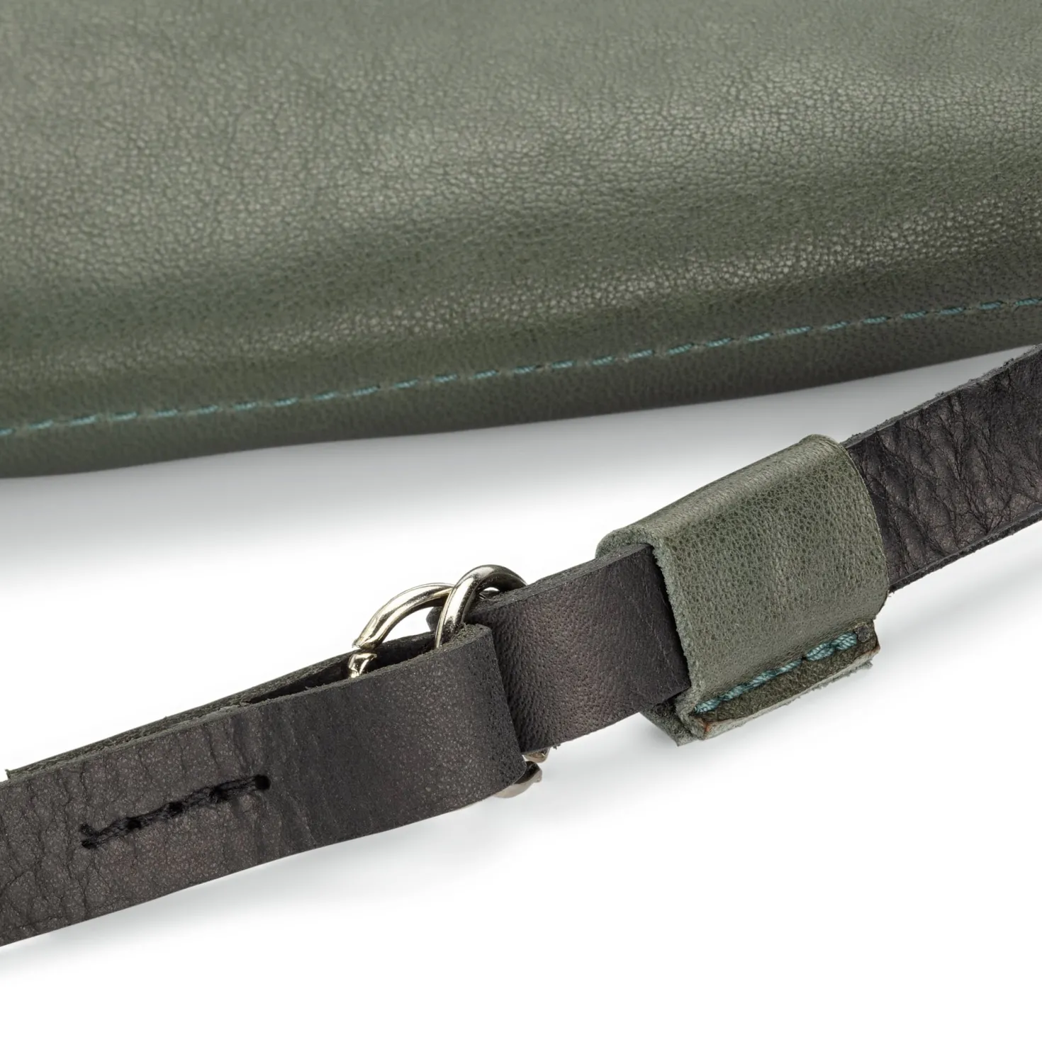 Damen-Schultertasche Clutch, Grün