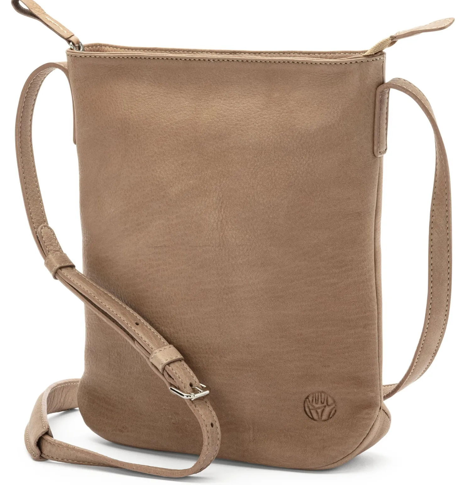 Damen-Schultertasche Rindleder