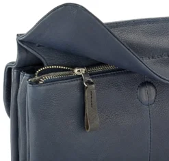 Damen-Schultertasche Rindleder