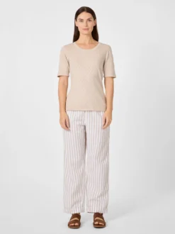 Damenshirt Ajourstrick mit Seide