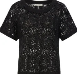 Damenshirt Lochmuster