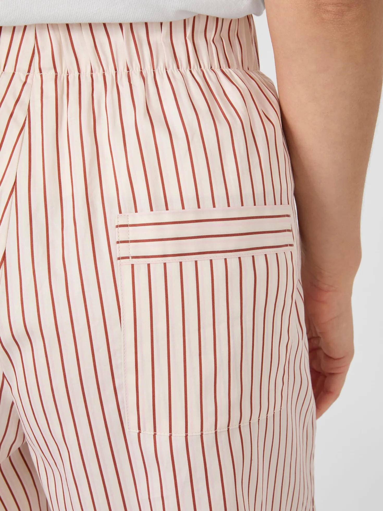 Damenshorts Baumwollsatin