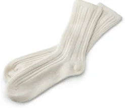 Damen-Socke gerippt