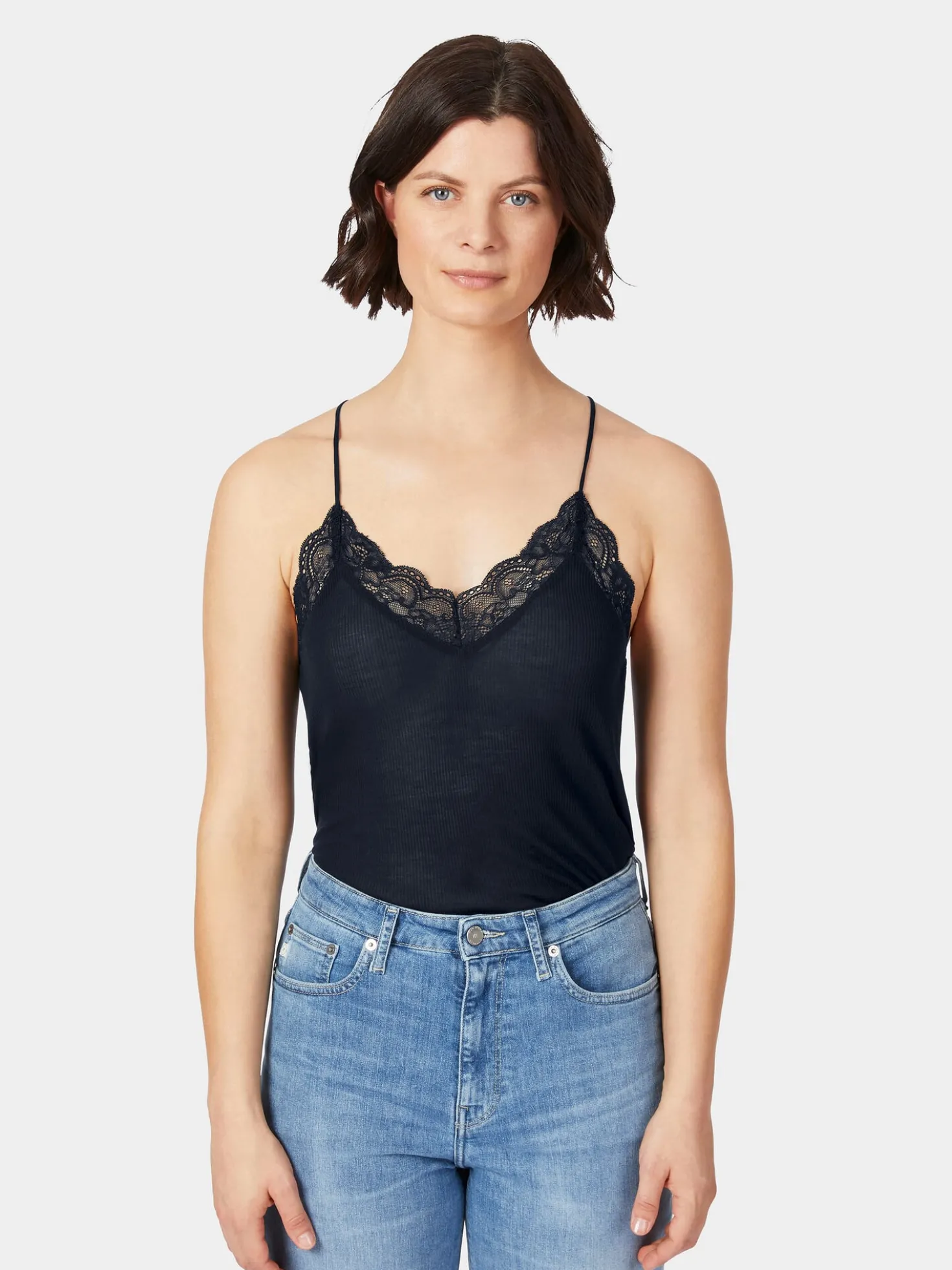 Damen-Spitzentop