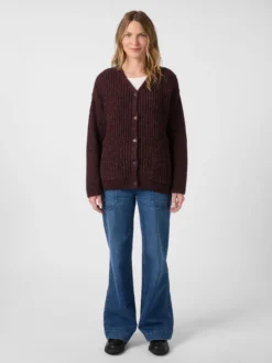 Damen-Strickjacke geknöpft