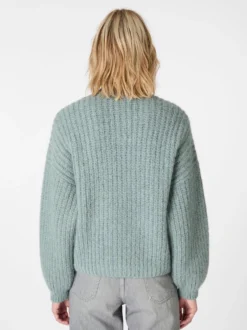 Damen-Strickjacke geknöpft
