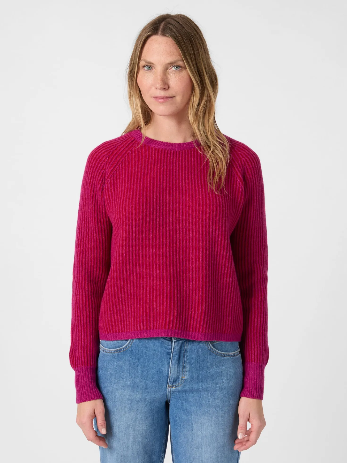 Damen-Strickpullover Kaschmir