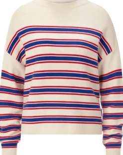Damen-Strickpullover Streifen