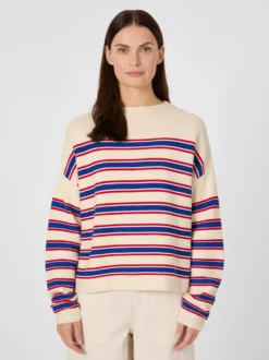 Damen-Strickpullover Streifen