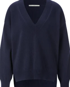 Damen-Strickpullover V-Ausschnitt