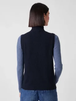 Damen-Strickpullunder Kaschmir