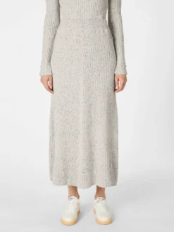 Damen-Strickrock meliert