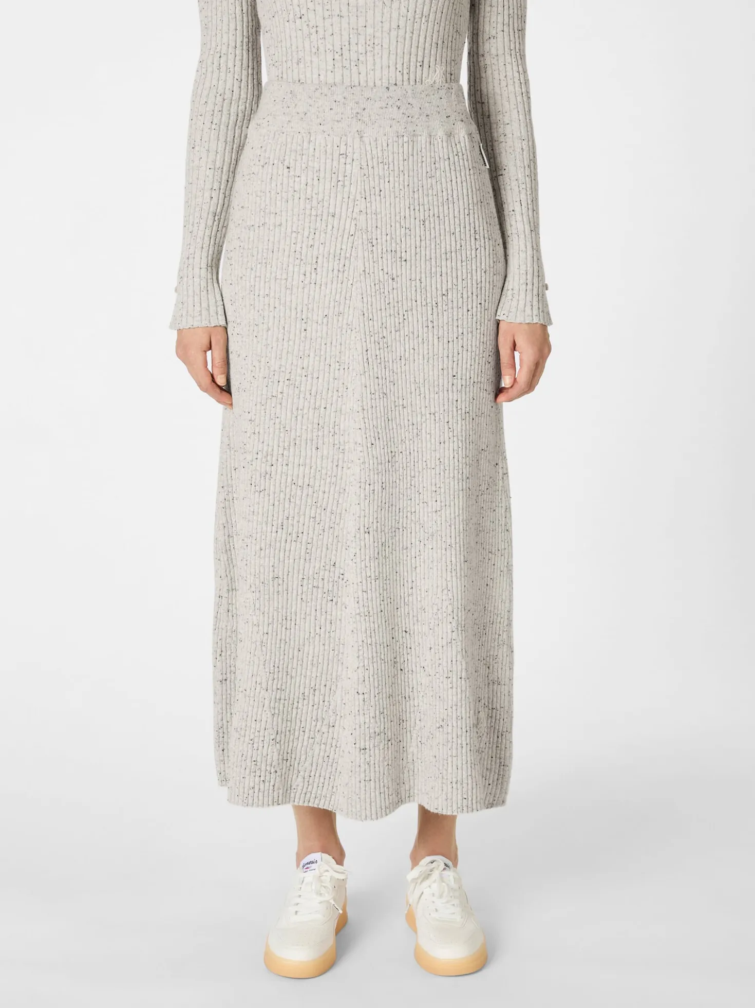 Damen-Strickrock meliert