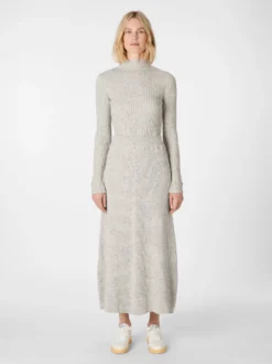 Damen-Strickrock meliert