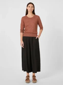 Damen-Strickshirt Dreiviertelarm