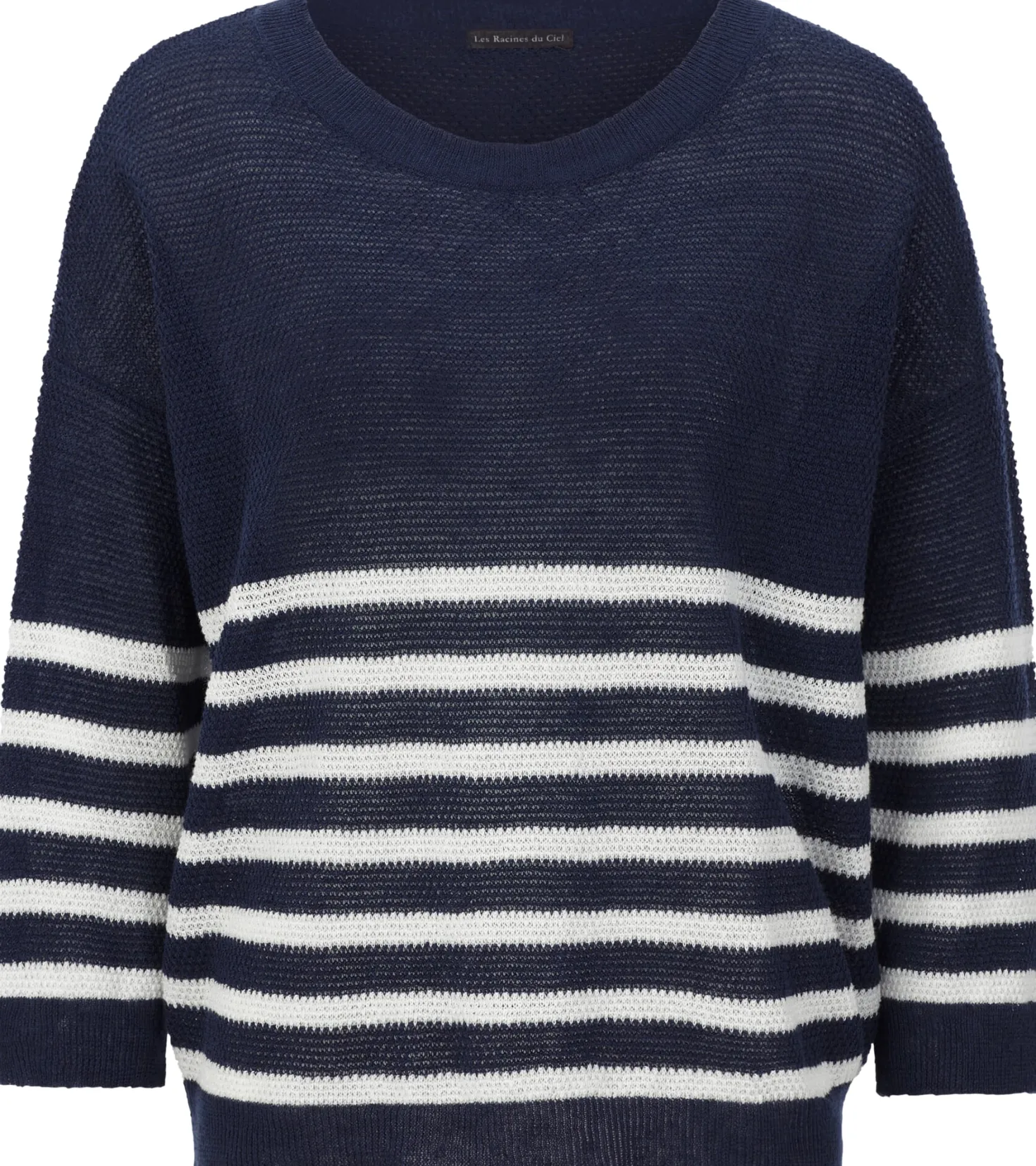 Damen-Strickshirt gestreift