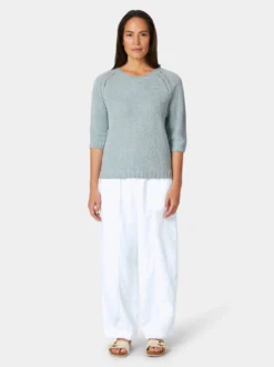 Damen-Strickshirt Halbarm