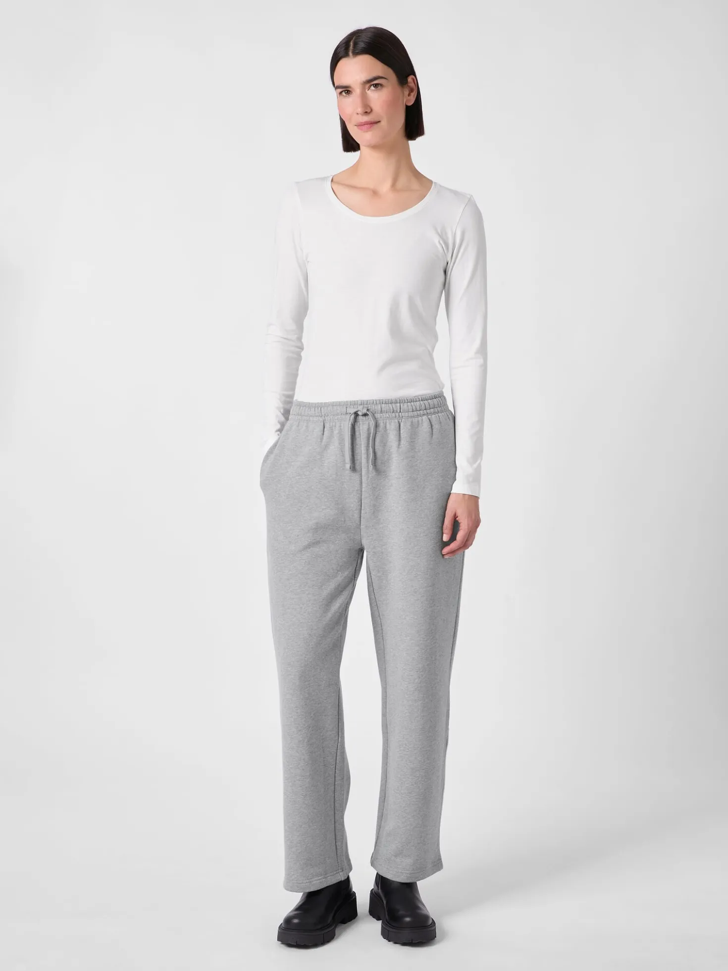 Damen-Sweatpants meliert