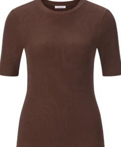 Damen-T-Shirt gerippt