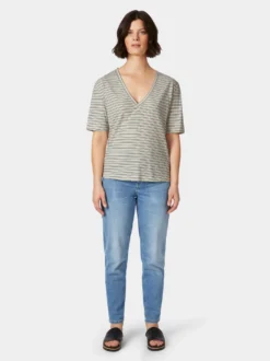 Damen-T-Shirt V-Ausschnitt