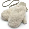 Damen-Wendehandschuhe, hellgrün-creme