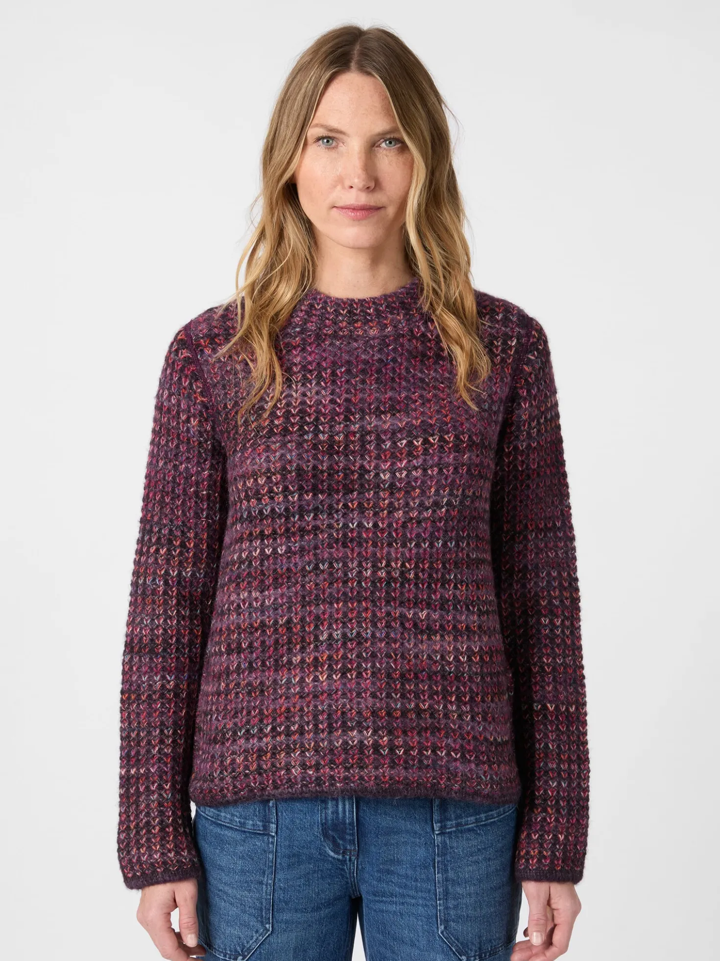 Damen-Wendestrickpullover