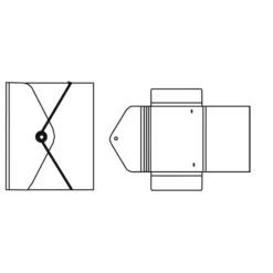 Dokumentenmappe Hartpappe 10 mm