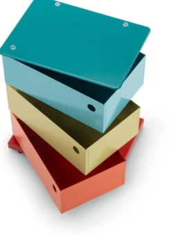 Drehladen-Container Stahlblech 3-fach Polychrom Dario