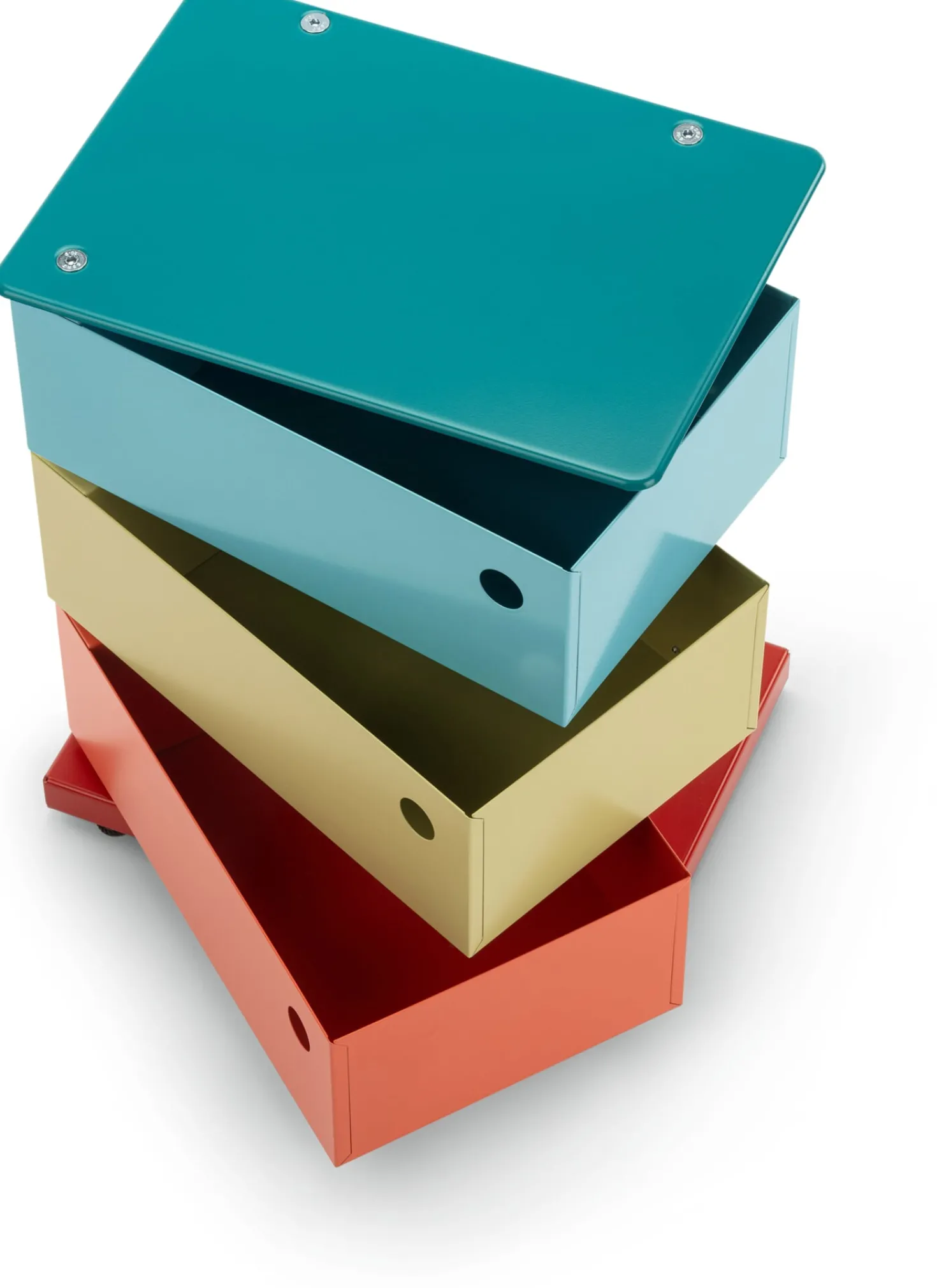 Drehladen-Container Stahlblech 3-fach Polychrom Dario