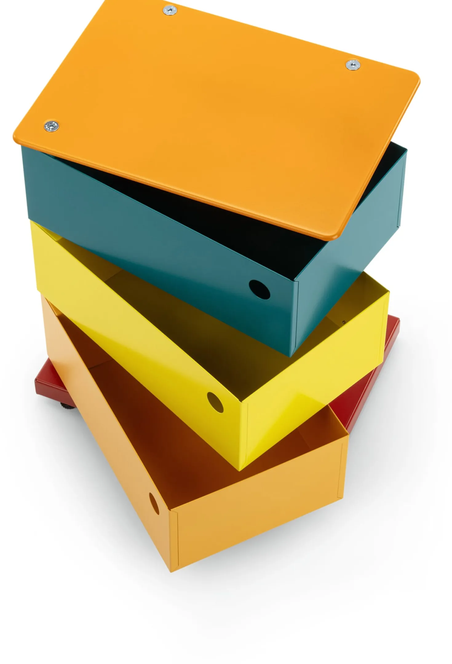 Drehladen-Container Stahlblech 3-fach Polychrom Bruno