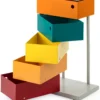 Drehladen-Container Stahlblech 5-fach Polychrom Bruno