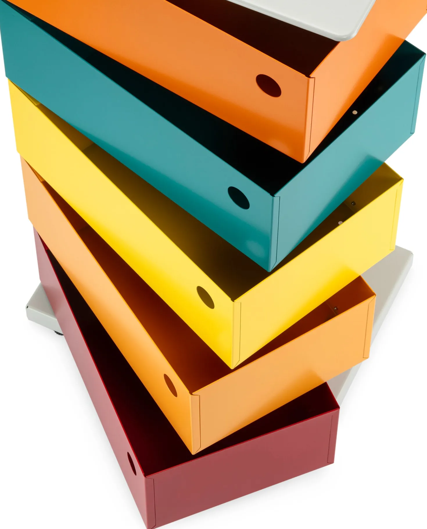 Drehladen-Container Stahlblech 5-fach Polychrom Bruno