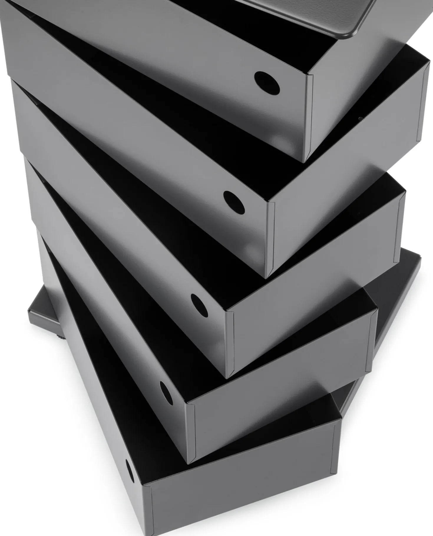 Drehladen-Container Stahlblech 5-fach anthrazit