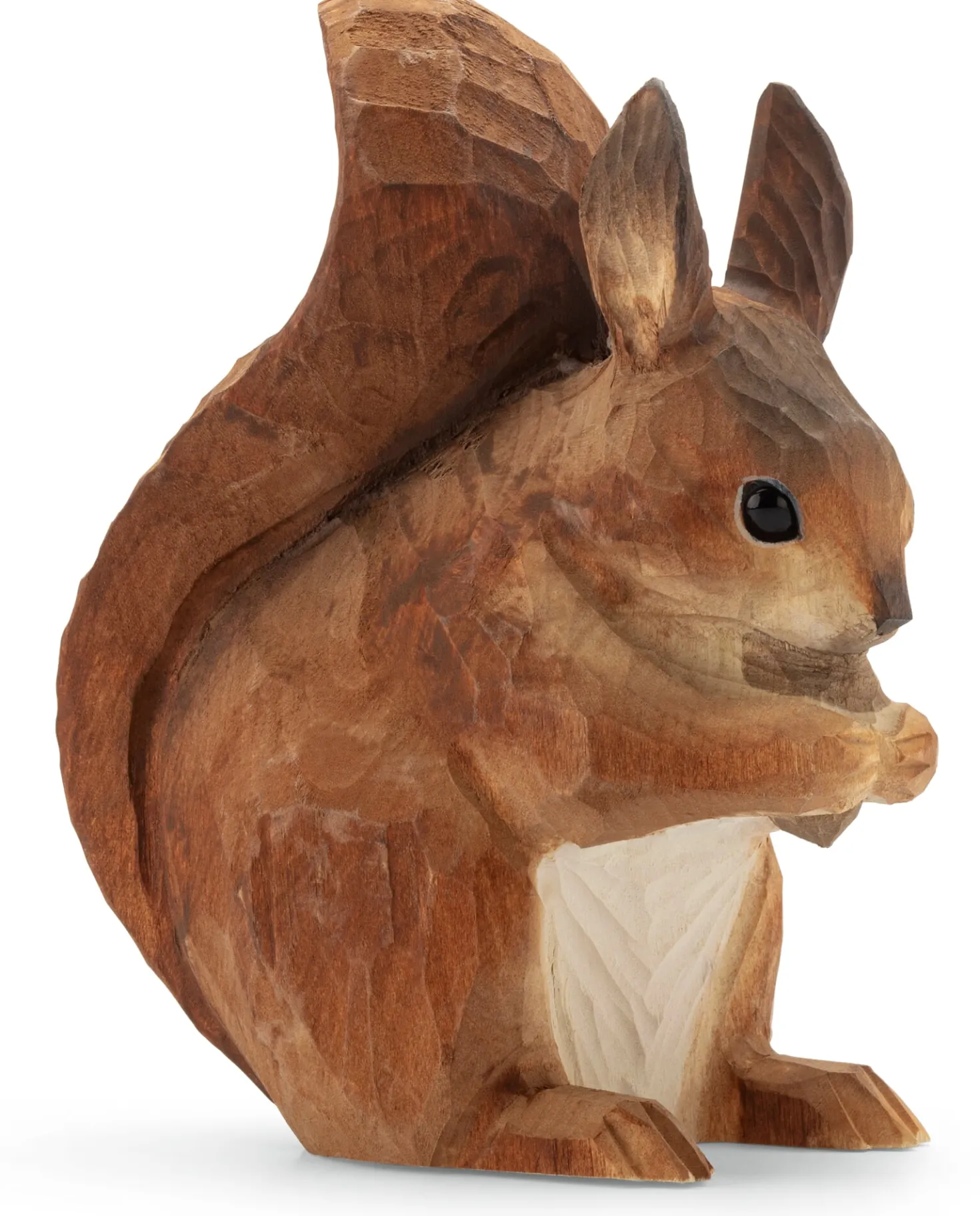Eichhörnchen Lindenholz handgeschnitzt