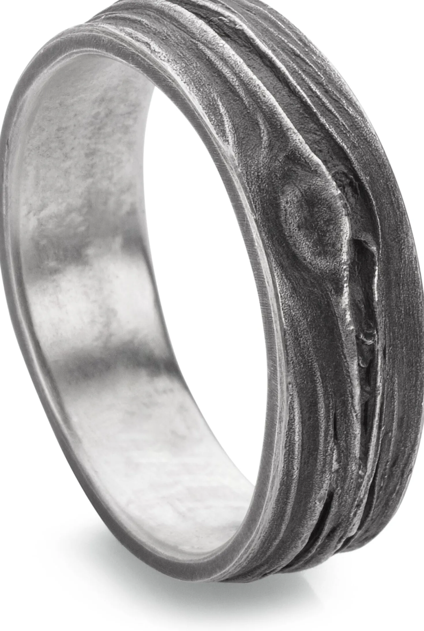 Fingerring Eichenrinde