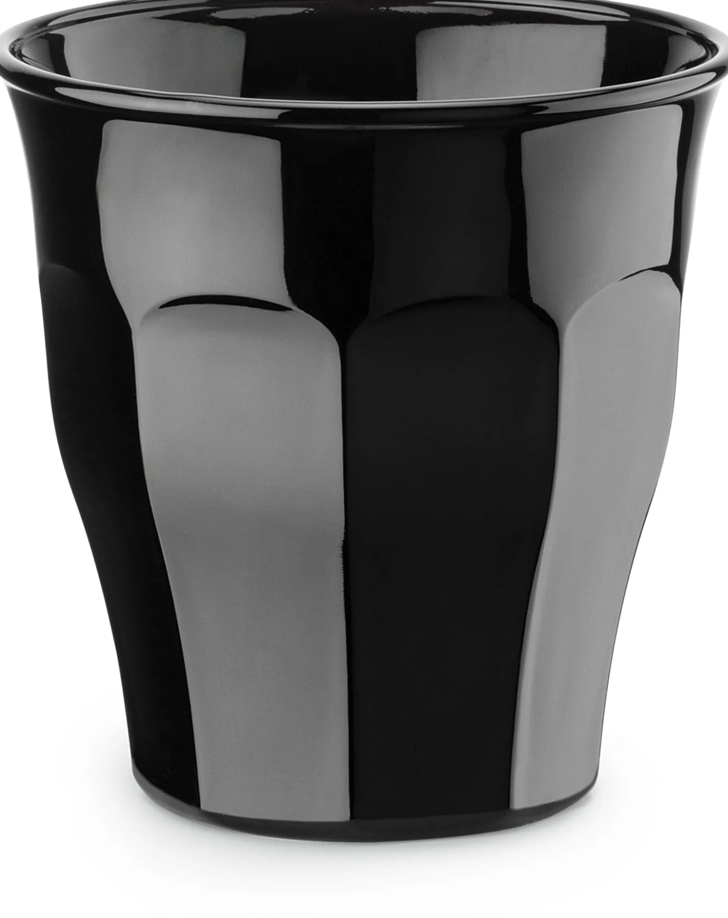 Französisches Kaffeeglas schwarz