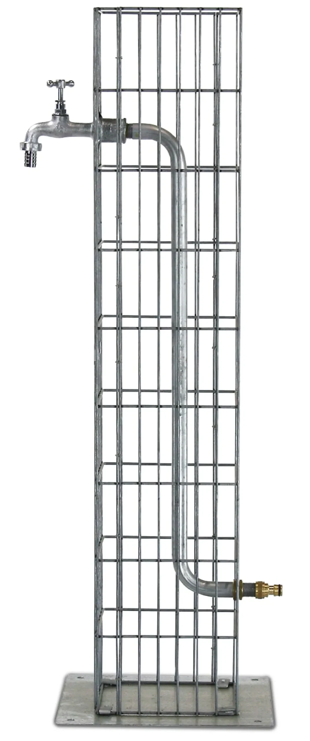 Gabionen-Wasserzapfsäule