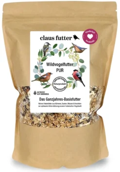 Ganzjahres-Basisfutter für Gartenvögel