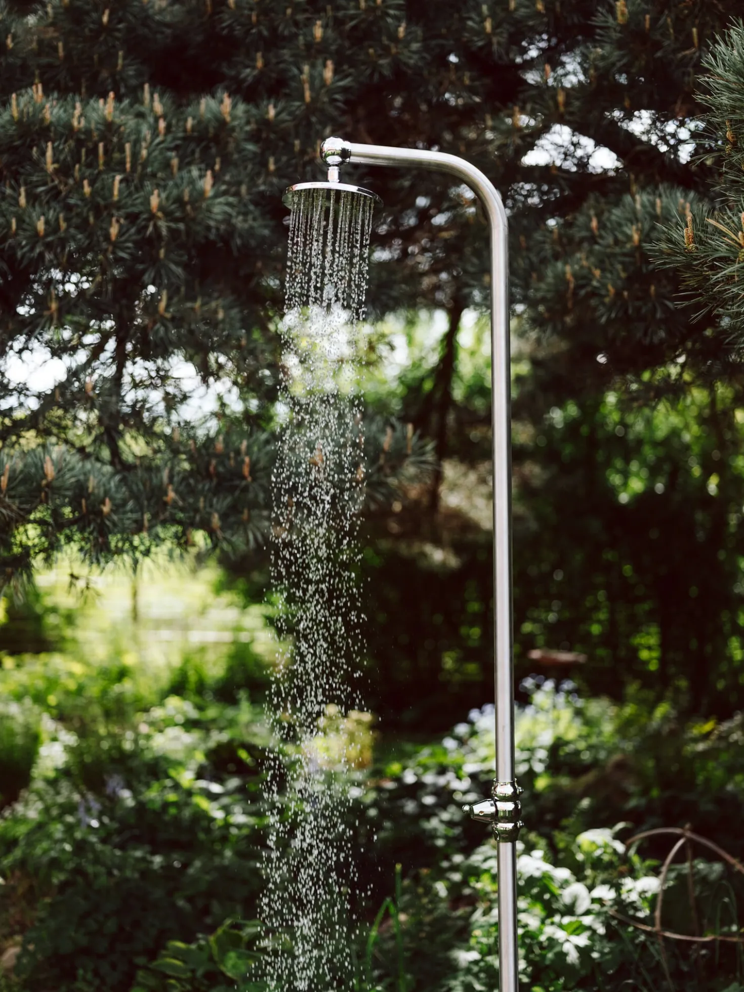 Gartendusche Edelstahl