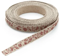 Geschenkband Leinen 1 cm