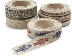 Geschenkband Leinen 1 cm
